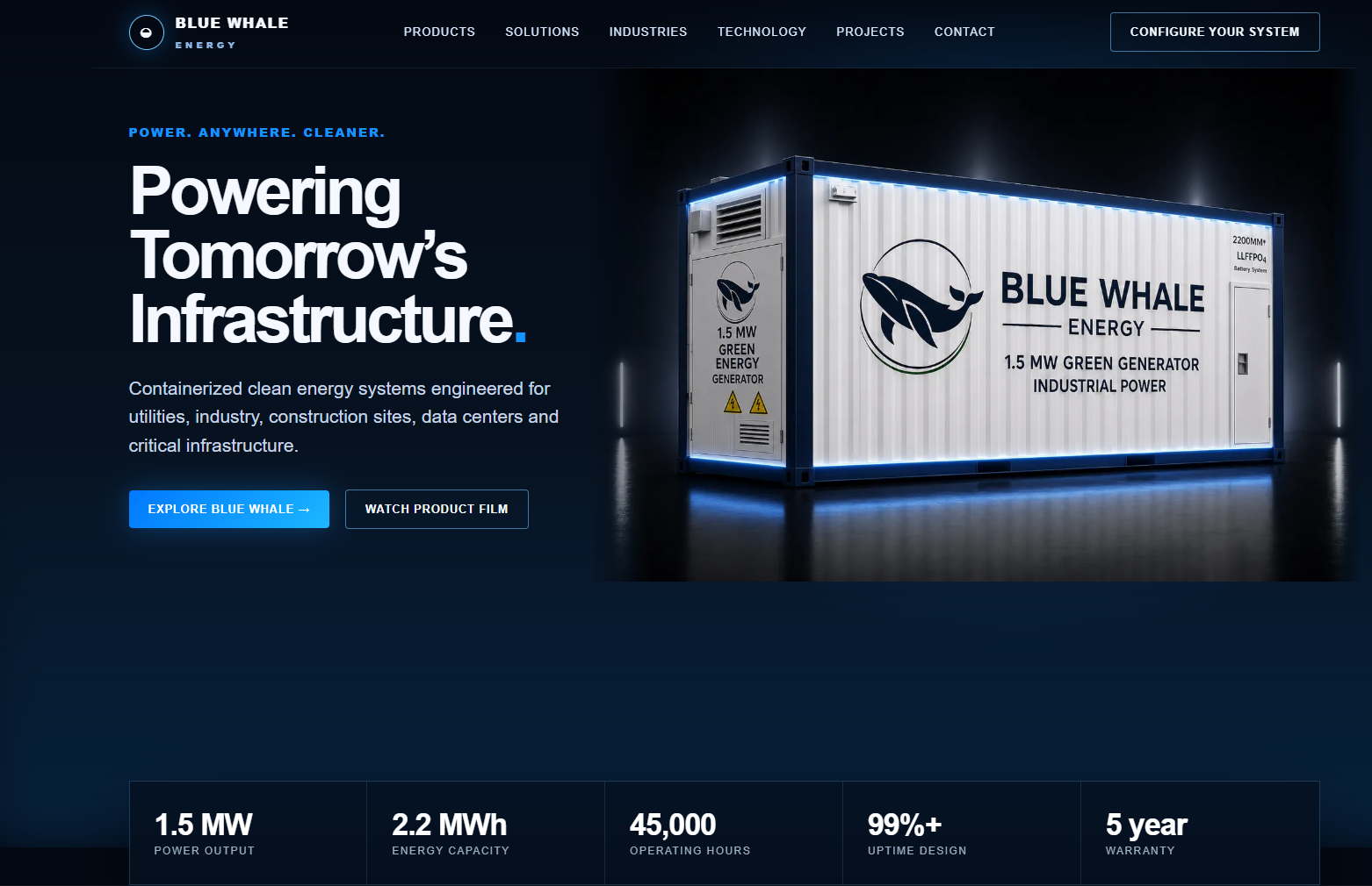 Blue Whale Energy project preview